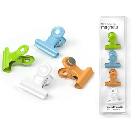Magnet clip Graffa mini colorMagnet Hook, Clip & board