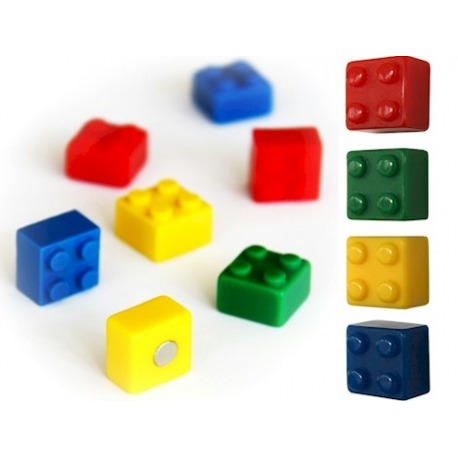 hek Hond Onbekwaamheid Koelkast magneet Lego blokjes